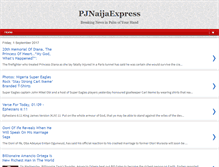 Tablet Screenshot of pjnaijaexpress.com